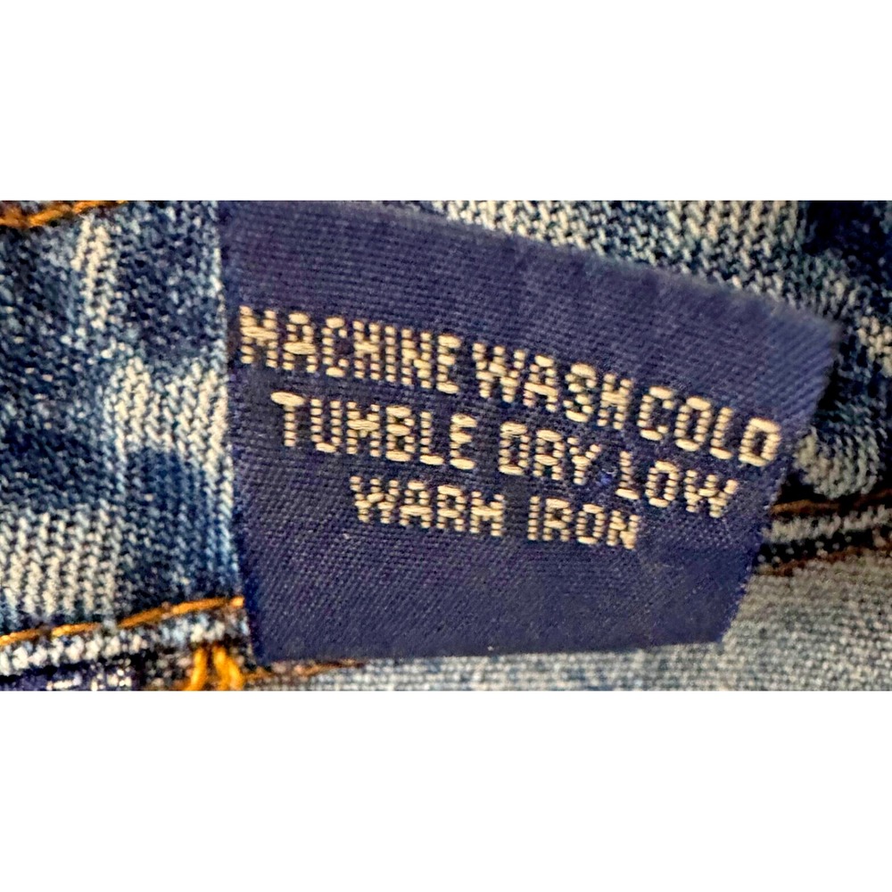 Periscope‎ Jean Jacket Women Size Small Blue Denim Fitted Waist - Picture 12 of 16